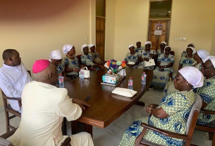 Christian Mothers' Association Outreach Visits Koforidua Diocese Bishop Most.Rev.DominicK.Andoh