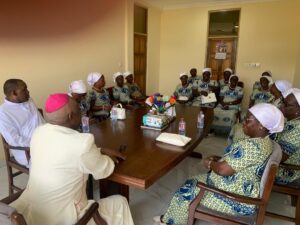 Christian Mothers' Association Outreach Visits Koforidua Diocese Bishop Most.Rev.DominicK.Andoh