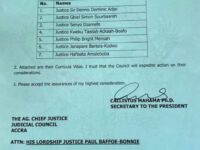 H.E President John Mahama Nominates 7 Jurists for Supreme Court Seats.