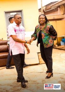 Hon. Prof. Kingsley Nyarko, has donated office furniture and hospital equipment worth GHS 120,000 to the Kwadaso Municipal Health Director