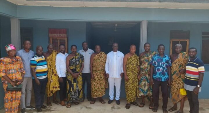 Offinso North MCE Nominee Pays Courtesy Call to Chiefs.