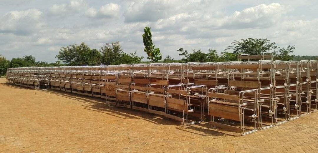 Offinso North Municipal Assembly Hands Over 800 Dual Desks to Ghana Education Service.