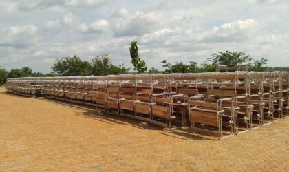 Offinso North Municipal Assembly Hands Over 800 Dual Desks to Ghana Education Service.