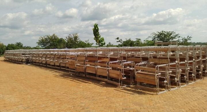 Offinso North Municipal Assembly Hands Over 800 Dual Desks to Ghana Education Service.