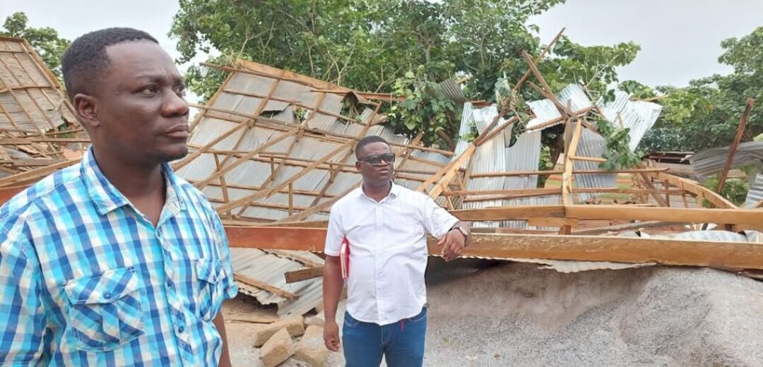 MCE Visits Offinso North to Assess Rainfall Damage