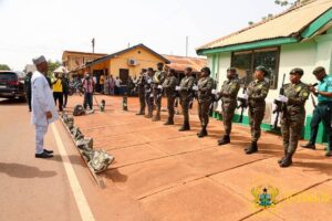 Hon. Mutaka Mohammed Mubarak, has concluded his stakeholder engagements in the Northern Region with a visit to the Ghana Immigration Service's Northern Regional Command.