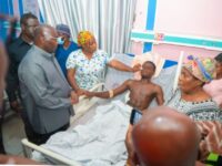 Dr. Bawumia Visits Injured KNUST Student, Donates GH¢50,000