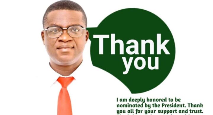 MCE Nominee Expresses Gratitude to President and Offinso North Populace.