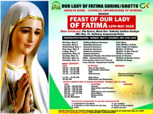 Our Lady of Fatima feast day 2025.