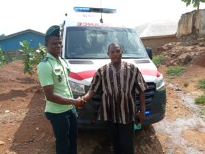 Abofour Health Centre Receives Brand-New Ambulance