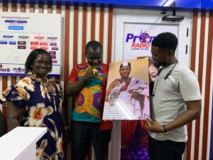 The CEO Mr.Alexander Nabare and Nana Otiawere Frimpong Manso II Akokofe Krontihene