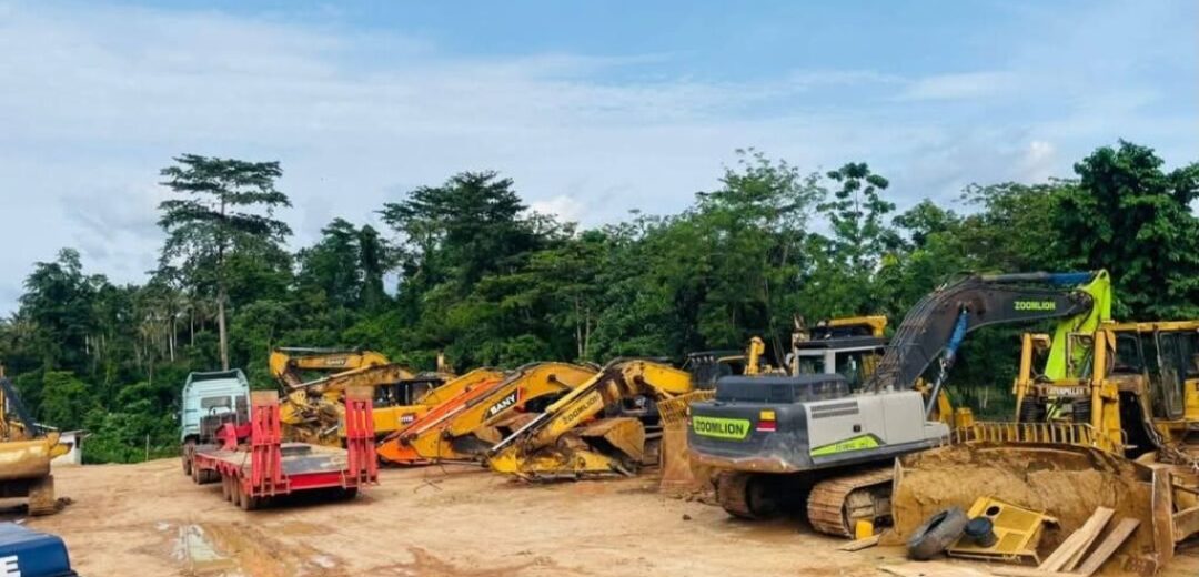 Ghana Police Service Cracks Down on Illegal Mining.