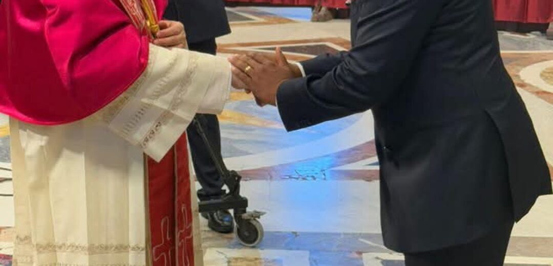 Diplomatic Representation Hon. Samuel Okudzeto Ablakwa, Minister for Foreign Affairs, represented Ghana at the Inauguration Mass of Pope Leo XIV.