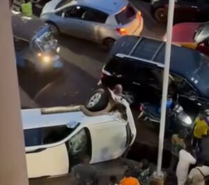 Vehicle Crash at Krofrom in Kumasi Leaves Scores Injured.