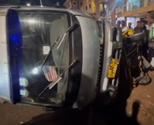 Vehicle Crash at Krofrom in Kumasi Leaves Scores Injured.