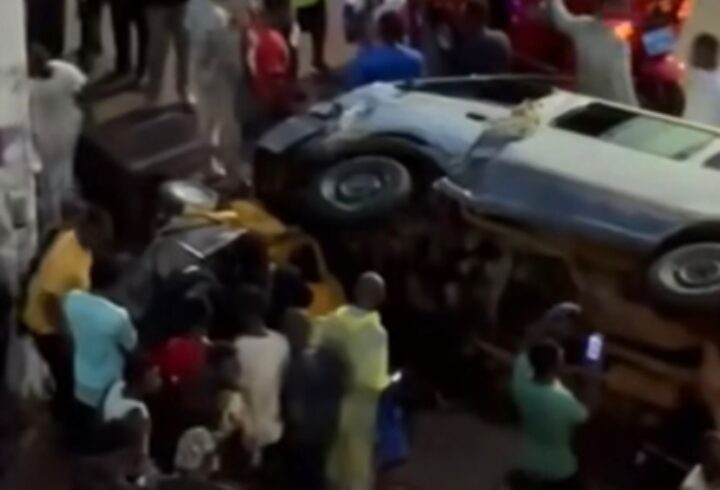 Vehicle Crash at Krofrom in Kumasi Leaves Scores Injured.