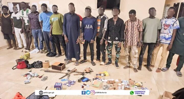 19 Suspects Arrested in Connection with Illicit Drug and Robbery