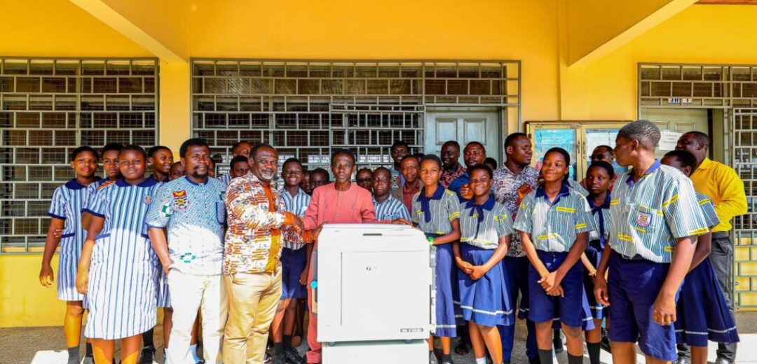Institutional Affiliation Office Donates Risograph Printing Machine to UCC Basic School Annex