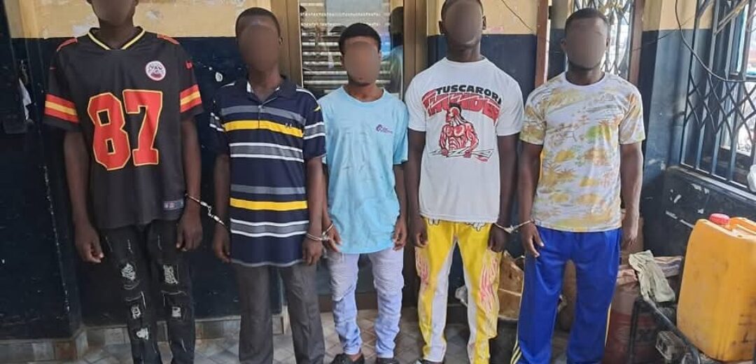Five Suspects Arrested for Armed Robbery at Dompim Mining Site