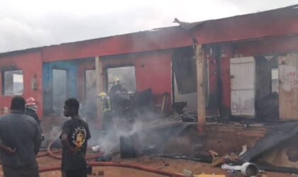 Breaking News: Offinso North Fire Outbreak Destroys Over 10 Bedrooms