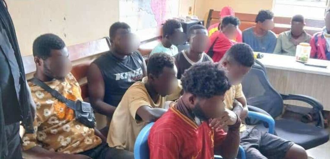 Western Central Regional Police Crackdown on Illegal Mining Yields 17 Arrests