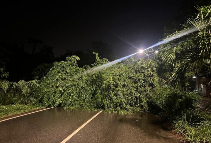 Cape Coast Road Blocked