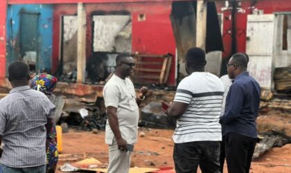 Offinso North MCE Visits Fire Victims, Pledges Support.p