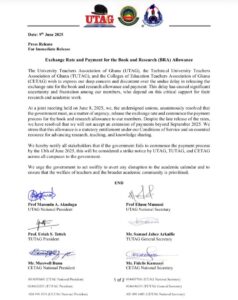 CETAG Issue Strike Notice.