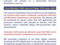ECG Launches Nationwide Revenue Mobilization Exercise