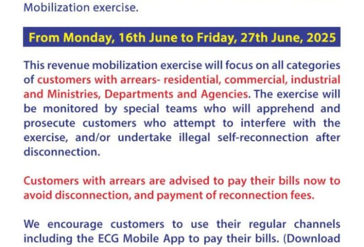 ECG Launches Nationwide Revenue Mobilization Exercise