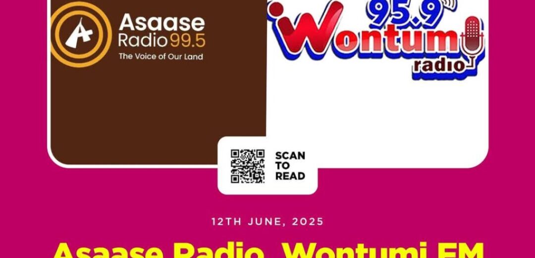 Asaase Radio and Wontumi FM Shut Down for Regulatory Violations.