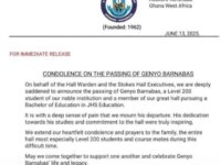 Tragedy Strikes Seventh-Day Adventist College of Education: Genyo Barnabas Passes Away