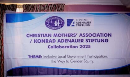 Christian Mothers’ Association Trains Youth Leaders on Good Governance and Anti-Corruption