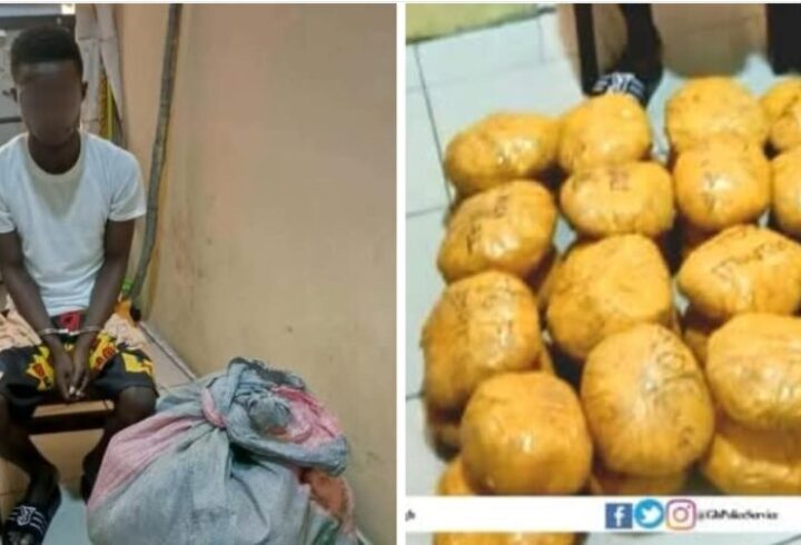 Ghana Police Service Nabs Suspect with 40 Parcels of Suspected Narcotic Drugs