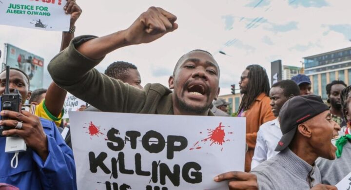 Ghanaian Youths Protest Against Foreigners’ Criminal Activities