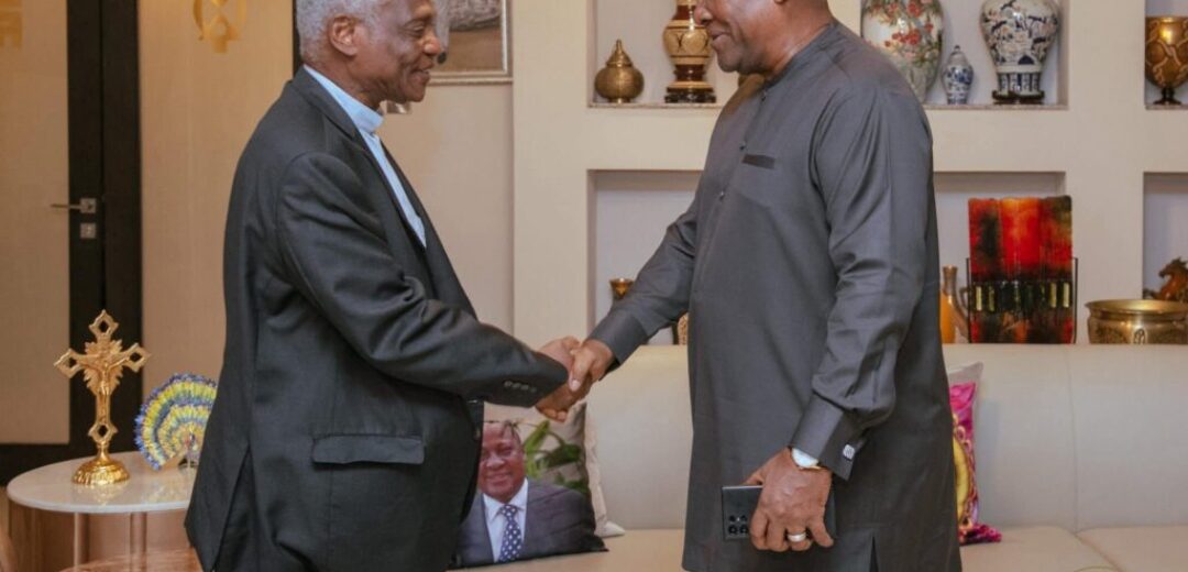 President Mahama Welcomes Cardinal Turkson Back Home