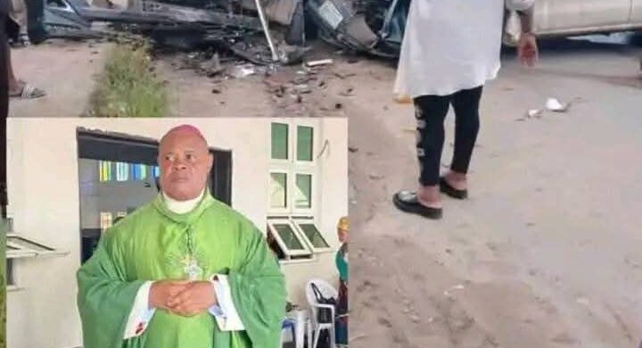 Bishop of Nnewi Diocese Miraculously Survives Road Accident in Anambra