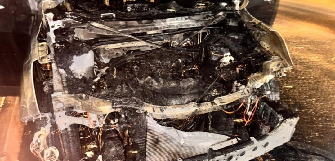 Fire Destroys Vehicle at University of Ghana Campus
