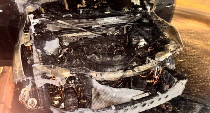 Fire Destroys Vehicle at University of Ghana Campus