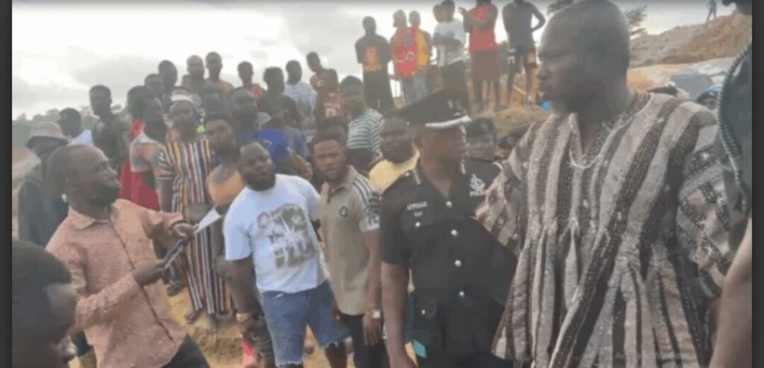 DCE Narrowly Escapes Mob Attack After Galamsey Pit Collapse