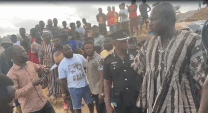 DCE Narrowly Escapes Mob Attack After Galamsey Pit Collapse