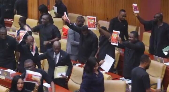 Minority walkout from Mid-Year Budget Review Over Ablekuma North Election Violence