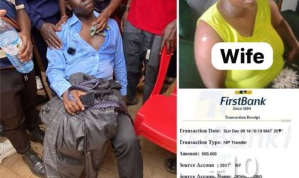 Shocking Mistake: Nigerian Man Faints After Accidentally Sending Wife N500,000 Instead of N50,000