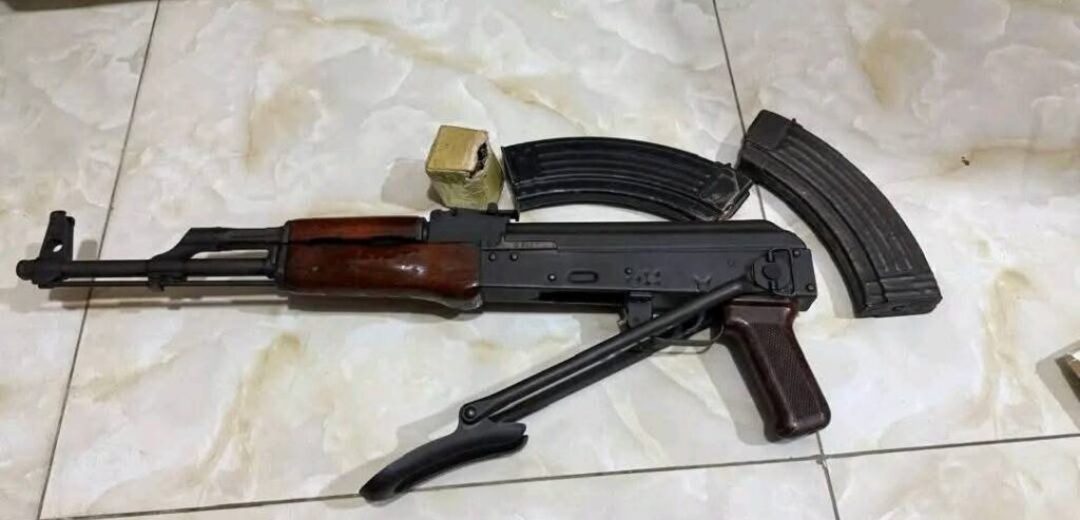 POLICE RETRIEVE ONE AK-47 AT TEMA