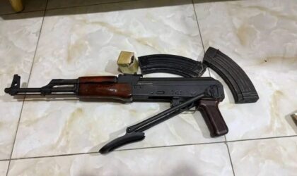 POLICE RETRIEVE ONE AK-47 AT TEMA