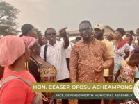 Offinso North MCE Meets with Nana Kwaku Bonsam for Development Talks