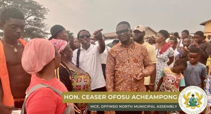 Offinso North MCE Meets with Nana Kwaku Bonsam for Development Talks