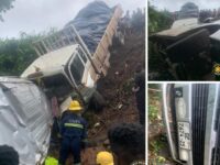 GNFS Swiftly Responds to Nkawkaw Road Crash, Prevents Potential Fire.