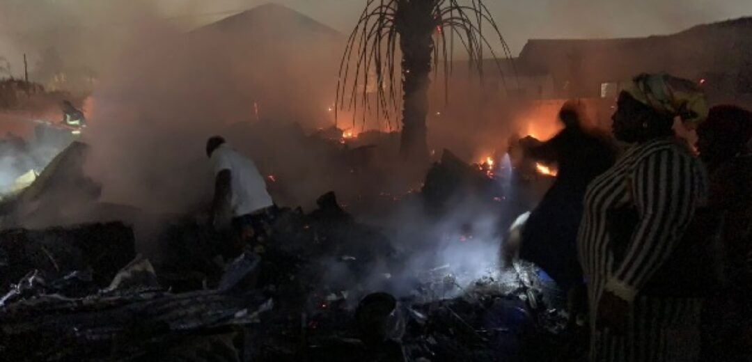GNFS Successfully Contains Fire at Madina Ritz Junction