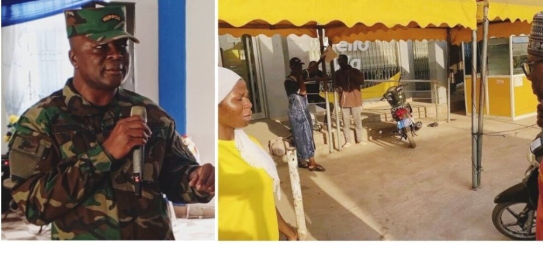 Wa: Army Commander Express Repugnance Over What he Saw infront of MTN Office